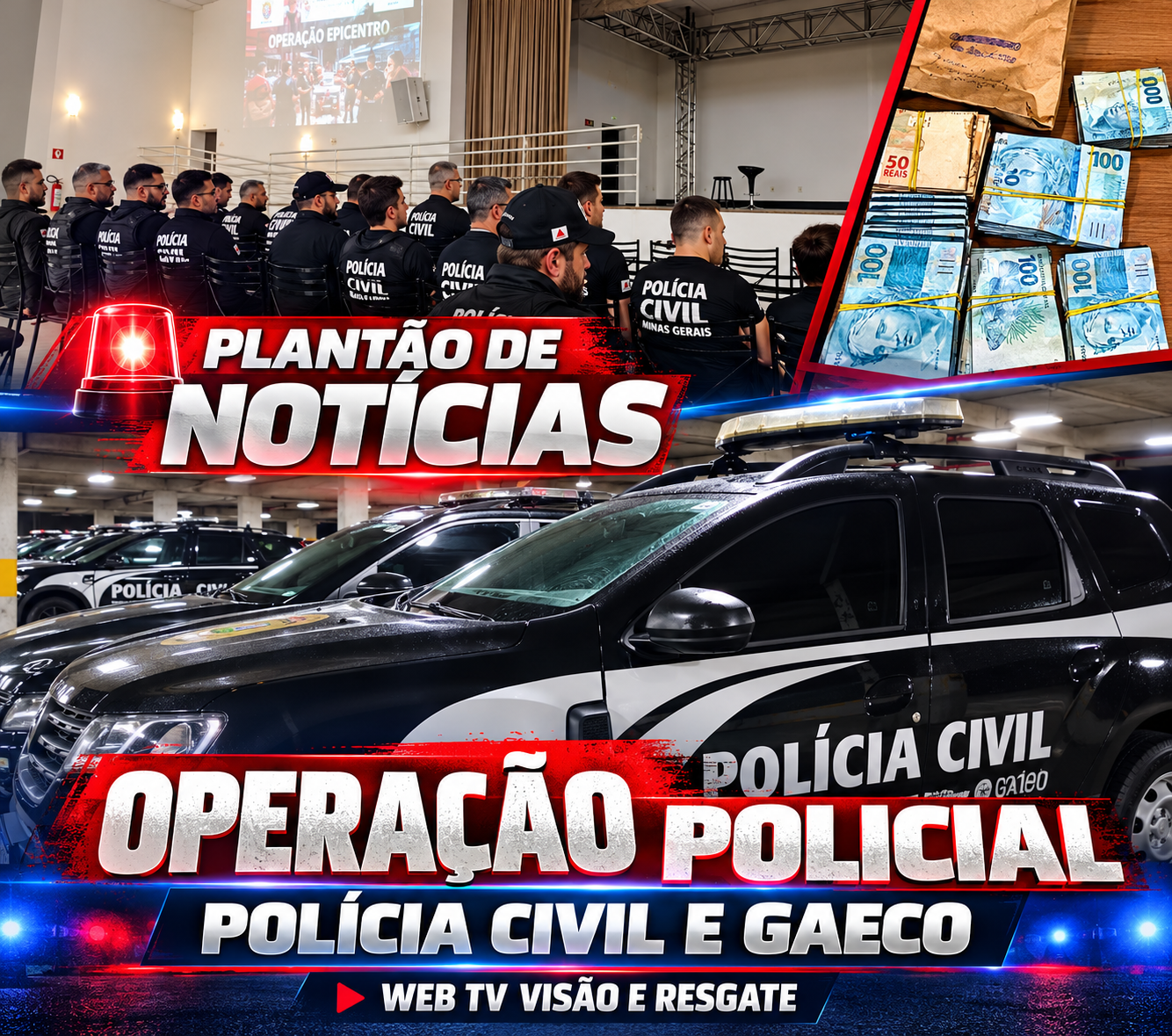 Operação Epicentro: MPMG e PCMG cumprem mais de 100 mandados e bloqueiam R$ 250 milhões de grupo investigado por manipular licitações na Zona da Mata.